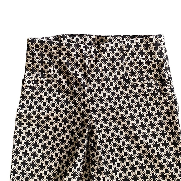 {Joe B} Hexagon Print Fitted elastic Waist Straight let Dress Pants - Picture 5 of 9